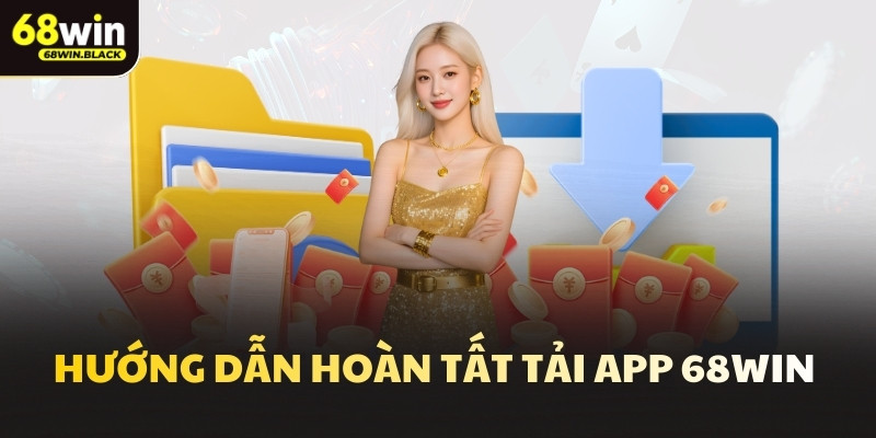 Hướng dẫn hoàn tất tải app 68win 